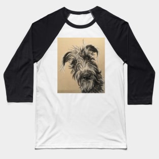 Scruffy Beddy/whippet Lurcher Baseball T-Shirt